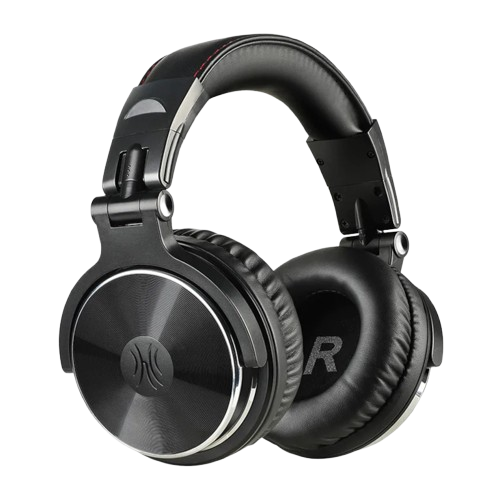 Oneodio Pro 10 Professional Wired Over Ear DJ and Studio Monitoring Headphones – BK